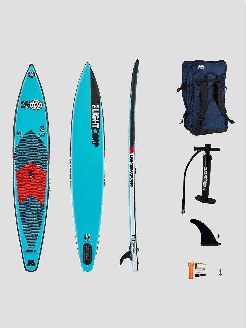 Light ISUP The Blue Series Race 12'6 X 25" SUP Board 3 Light ISUP The Blue Series Race 12'6 X 25" SUP Board