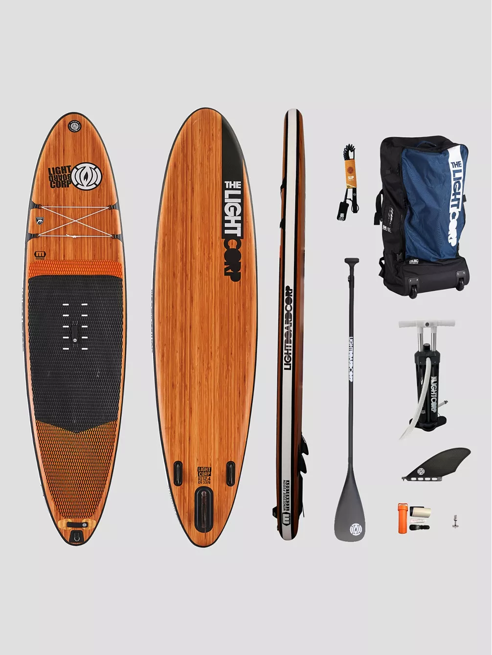 Light MFT Freeride 12'4 SUP Board Set 3 Light MFT Freeride 12'4 SUP Board Set