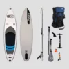 Light Silver Tourer 11'6 SUP Board Set -Surfausrüstung Verkäufe 2024 SilverTourer110396SUPBoardSet